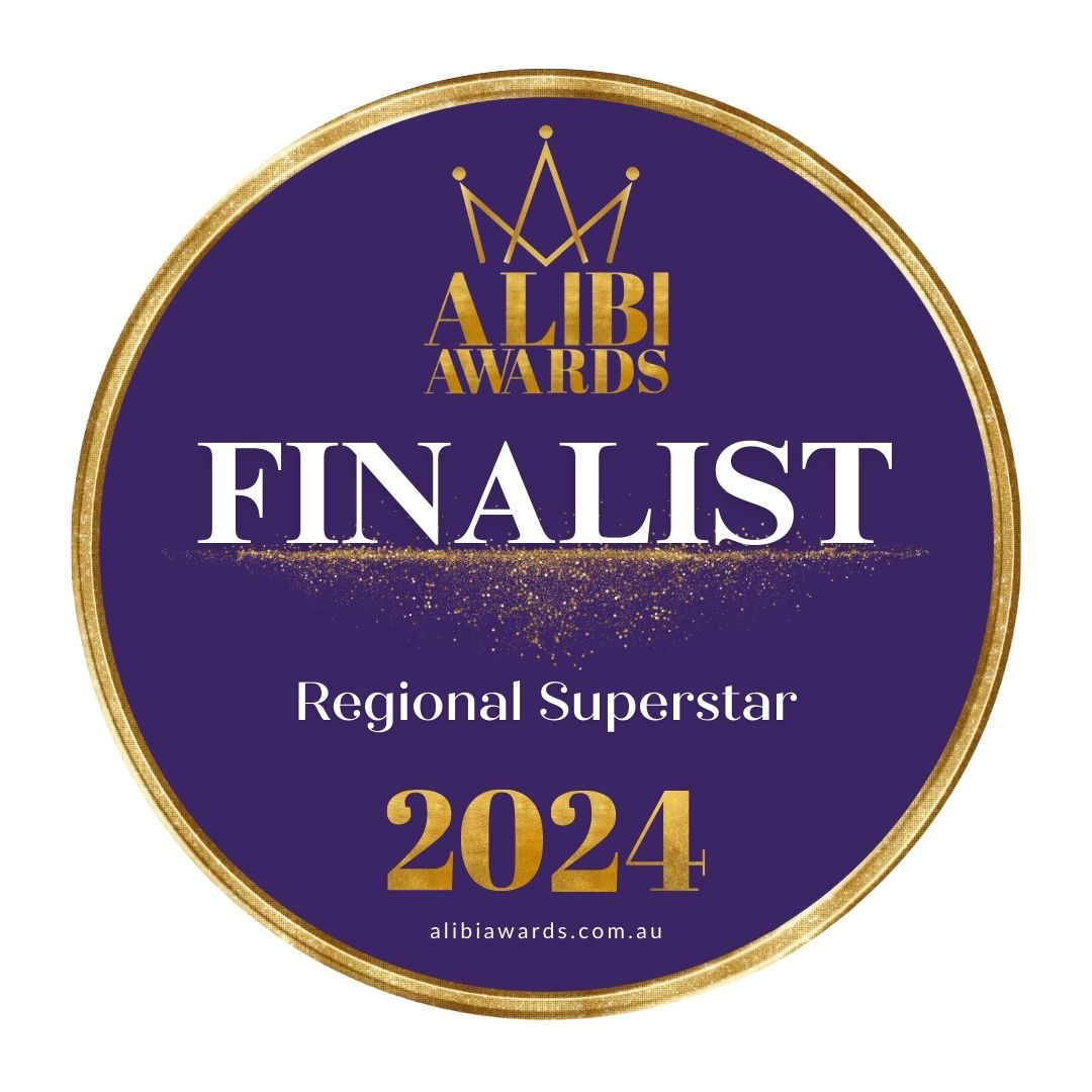 ALIBI Awards 2024 Finalist Badge Regional Superstar